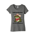 Hold on Partner, Im Overstimulated Womens Triblend - Adult & Kids T-Shirts, Sweatshirts & Hoodies apparel design preview 1