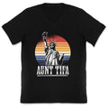 Aunt Tifa V-Neck - Adult & Kids T-Shirts, Sweatshirts & Hoodies apparel design preview 1