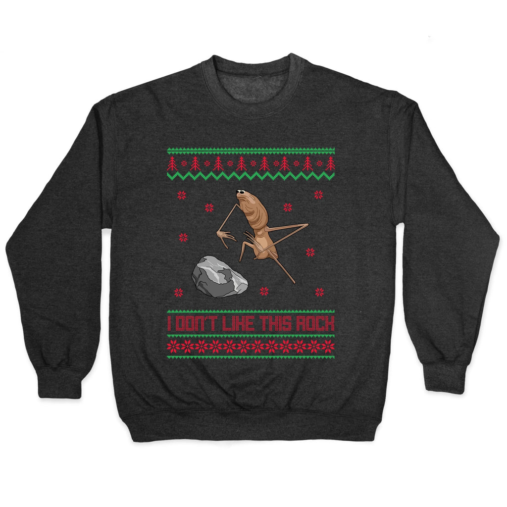 Marcus I Dont Like This Rock Crewneck - Adult & Kids T-Shirts, Sweatshirts & Hoodies apparel design preview 1