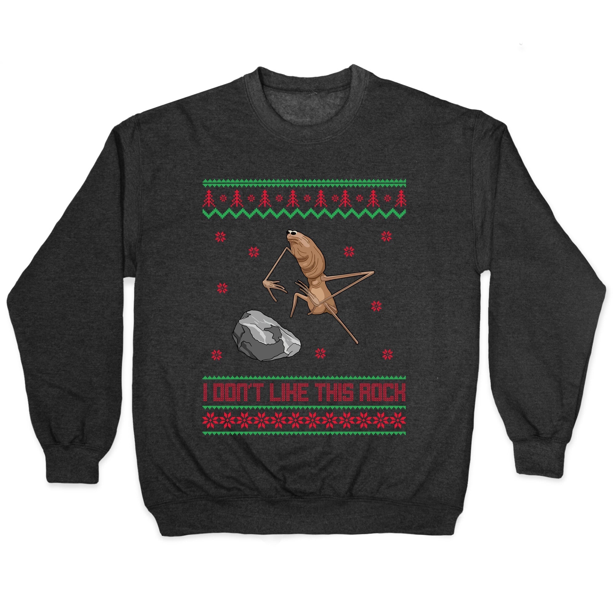 Marcus I Dont Like This Rock Crewneck - Adult & Kids T-Shirts, Sweatshirts & Hoodies apparel design preview 1