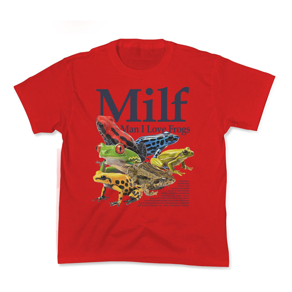MILF Man I Love Frogs - Adult & Kids T-Shirts, Sweatshirts & Hoodies apparel design preview 1