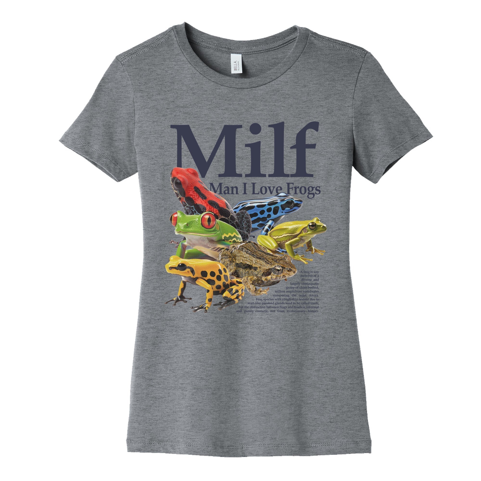 MILF Man I Love Frogs Womens Cotton - Adult & Kids T-Shirts, Sweatshirts & Hoodies apparel design preview 1