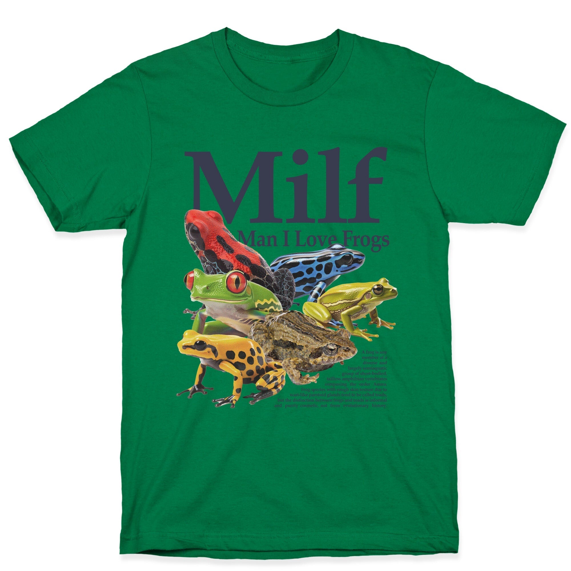 MILF Man I Love Frogs - Adult & Kids T-Shirts, Sweatshirts & Hoodies apparel design preview 1