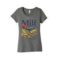 MILF Man I Love Frogs Womens Triblend - Adult & Kids T-Shirts, Sweatshirts & Hoodies apparel design preview 1