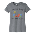 Wake Up Sluts its Time to Sin Womens Cotton - Adult & Kids T-Shirts, Sweatshirts & Hoodies apparel design preview 1