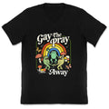 Gay The Pray Away V-Neck - Adult & Kids T-Shirts, Sweatshirts & Hoodies apparel design preview 1
