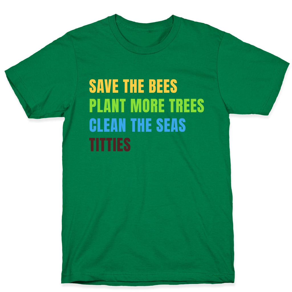 Save The Bees - Adult & Kids T-Shirts, Sweatshirts & Hoodies apparel design preview 1