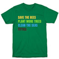 Save The Bees - Adult & Kids T-Shirts, Sweatshirts & Hoodies apparel design preview 1