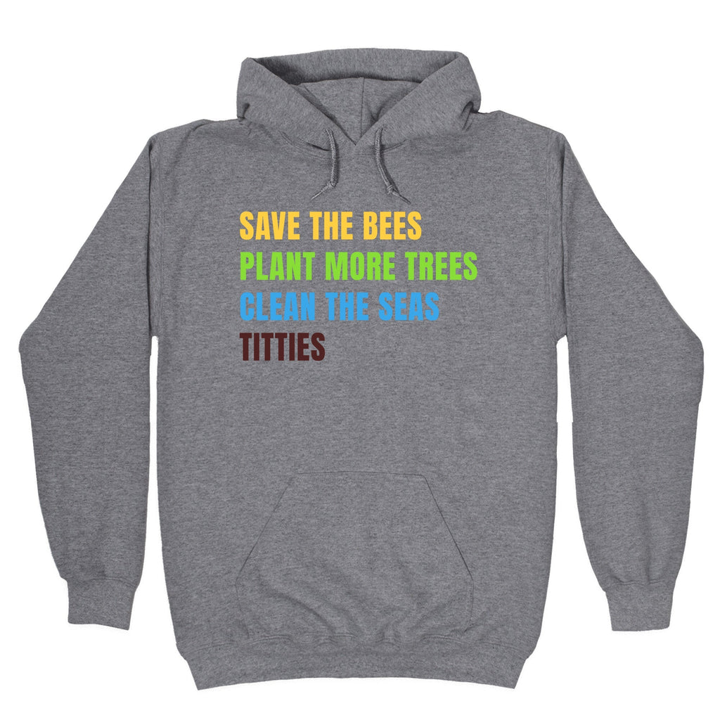 Save The Bees - Adult & Kids T-Shirts, Sweatshirts & Hoodies apparel design preview 1