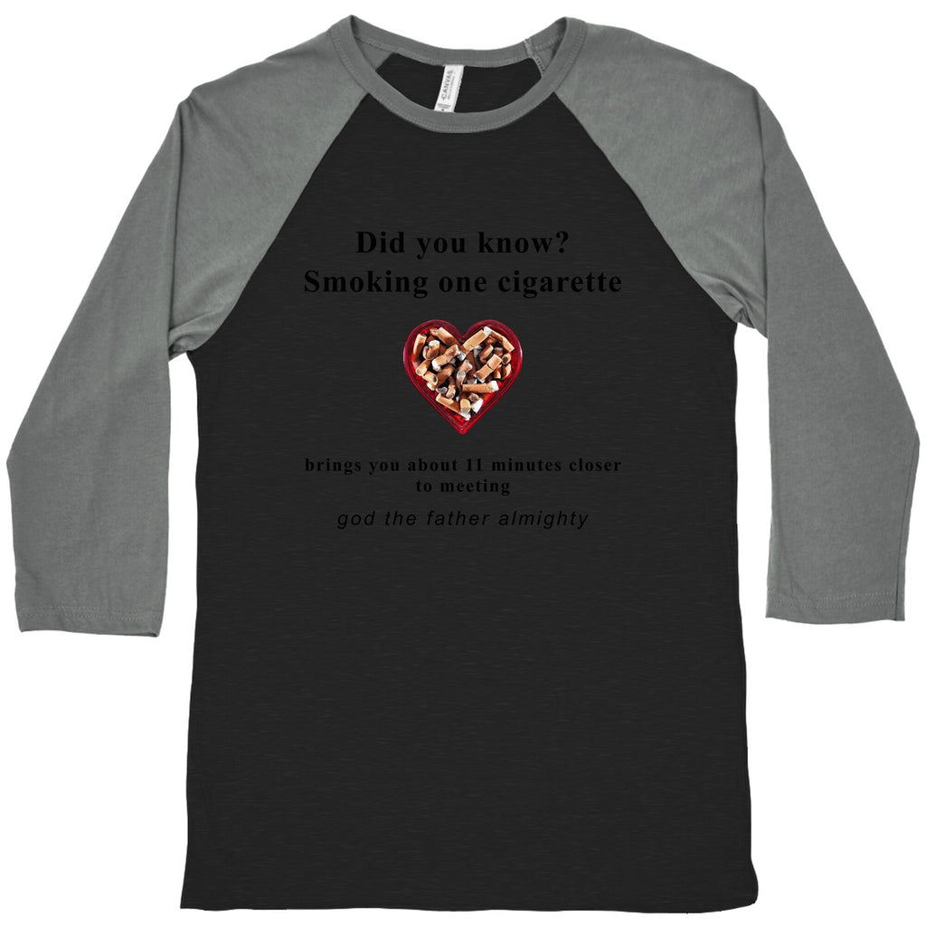 Smoking Cigs Baseball - Adult & Kids T-Shirts, Sweatshirts & Hoodies apparel design preview 1
