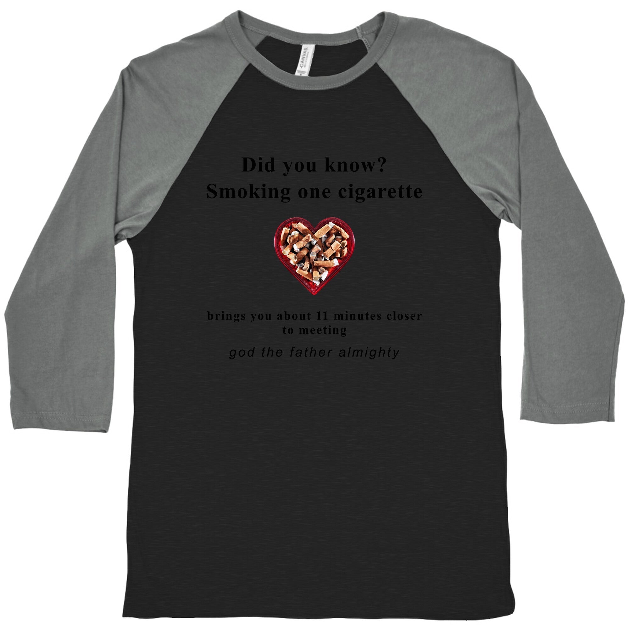 Smoking Cigs Baseball - Adult & Kids T-Shirts, Sweatshirts & Hoodies apparel design preview 1
