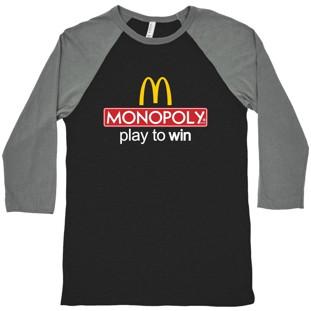 McDonalds Monopoly Baseball - Adult & Kids T-Shirts, Sweatshirts & Hoodies apparel design preview 1