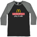 McDonalds Monopoly Baseball - Adult & Kids T-Shirts, Sweatshirts & Hoodies apparel design preview 1