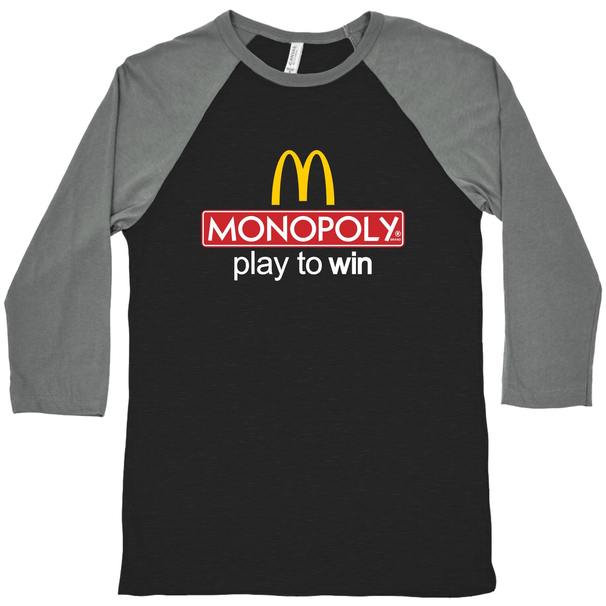 McDonalds Monopoly Baseball - Adult & Kids T-Shirts, Sweatshirts & Hoodies apparel design preview 1