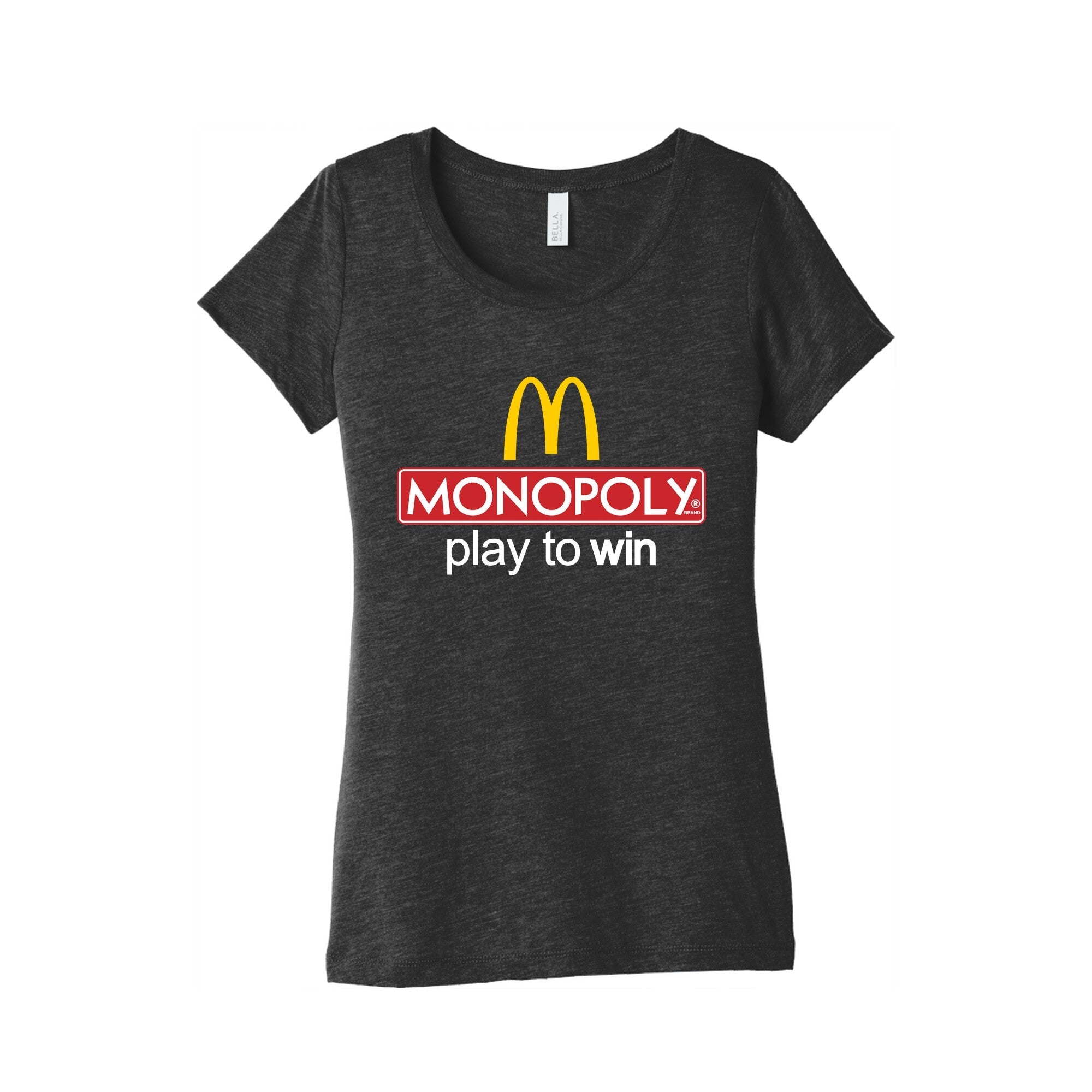 McDonalds Monopoly Womens Triblend - Adult & Kids T-Shirts, Sweatshirts & Hoodies apparel design preview 1