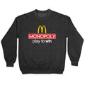 McDonalds Monopoly Crewneck - Adult & Kids T-Shirts, Sweatshirts & Hoodies apparel design preview 1