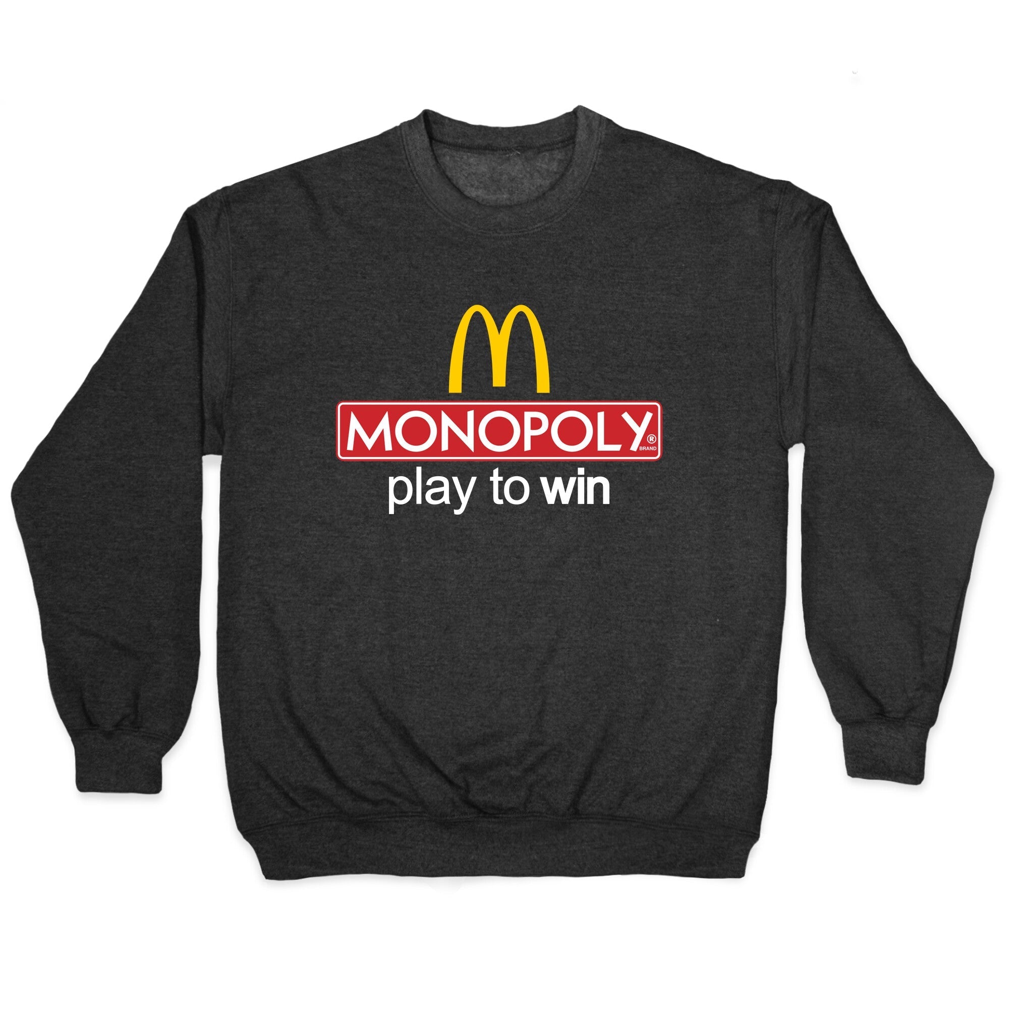 McDonalds Monopoly Crewneck - Adult & Kids T-Shirts, Sweatshirts & Hoodies apparel design preview 1