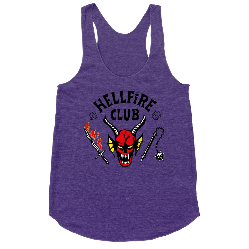 Hellfire Club Racerback Tank - Adult & Kids T-Shirts, Sweatshirts & Hoodies apparel design preview 1