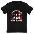 Women Have Hobbies V-Neck - Adult & Kids T-Shirts, Sweatshirts & Hoodies apparel design preview 1
