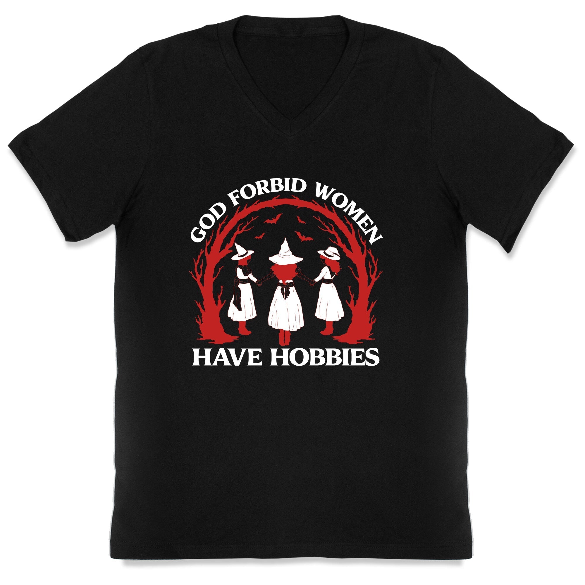 Women Have Hobbies V-Neck - Adult & Kids T-Shirts, Sweatshirts & Hoodies apparel design preview 1