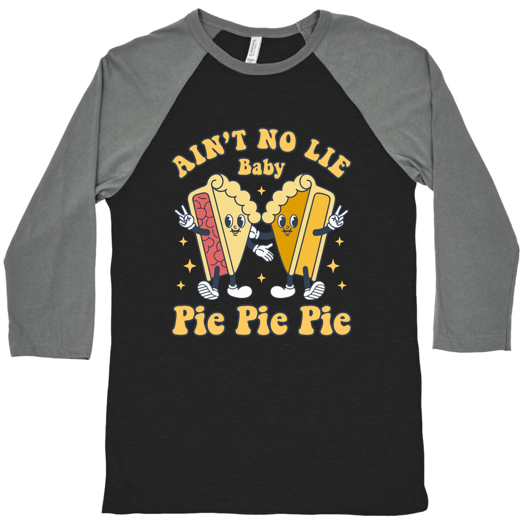Pie Baseball - Adult & Kids T-Shirts, Sweatshirts & Hoodies apparel design preview 1