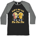 Pie Baseball - Adult & Kids T-Shirts, Sweatshirts & Hoodies apparel design preview 1