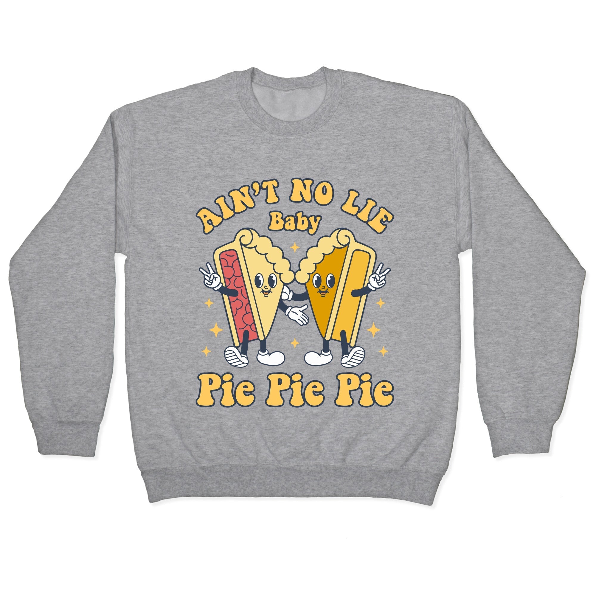 Pie Crewneck - Adult & Kids T-Shirts, Sweatshirts & Hoodies apparel design preview 1