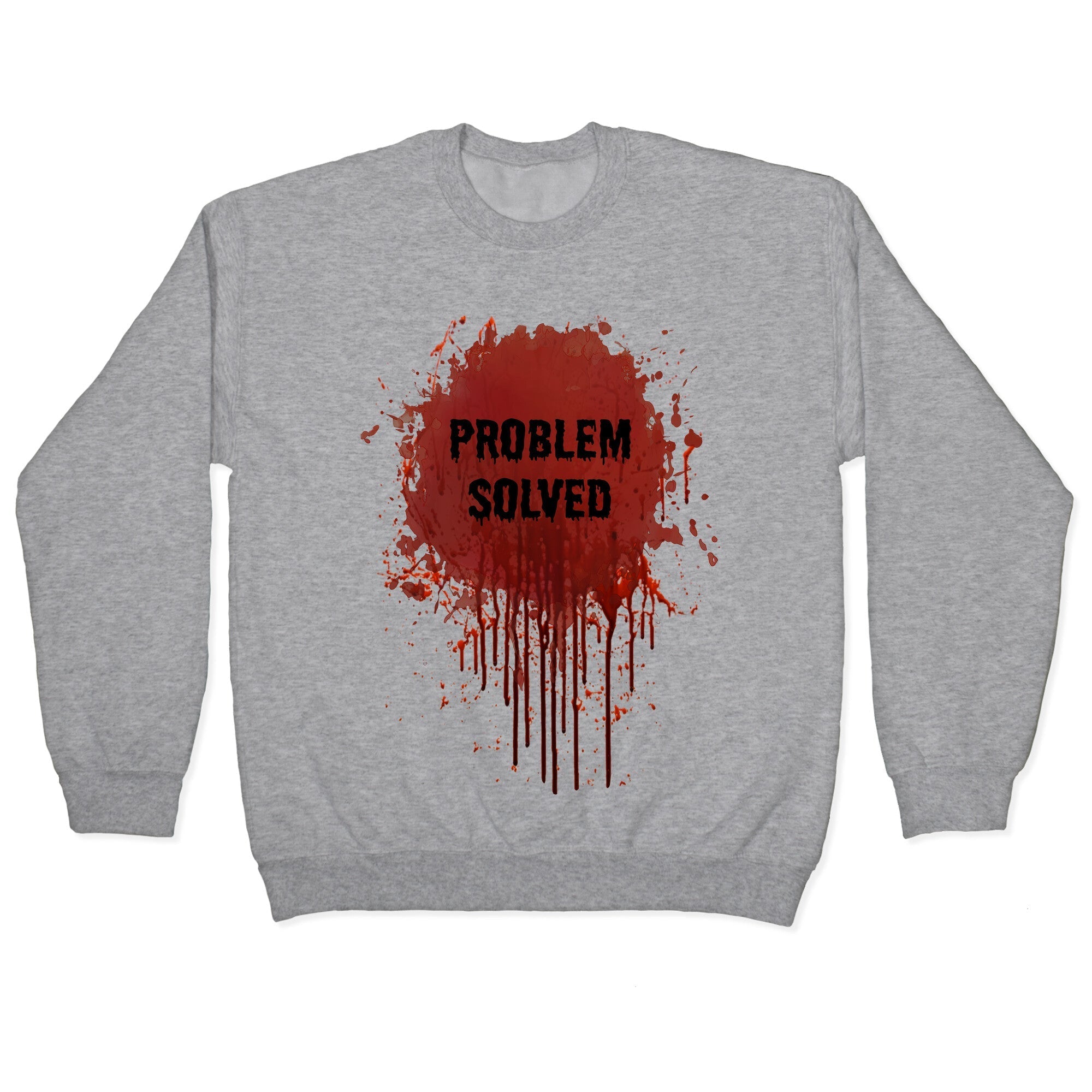 Problem Solved Crewneck - Adult & Kids T-Shirts, Sweatshirts & Hoodies apparel design preview 1