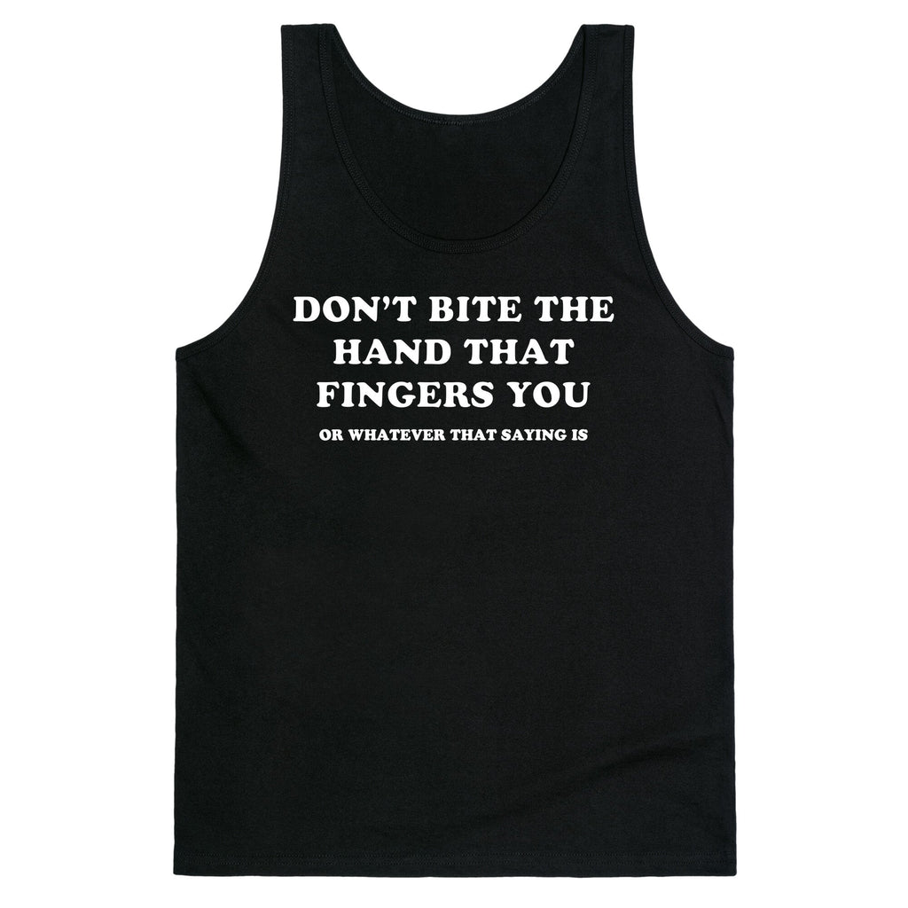 Dont Bite Tank Top - Adult & Kids T-Shirts, Sweatshirts & Hoodies apparel design preview 1