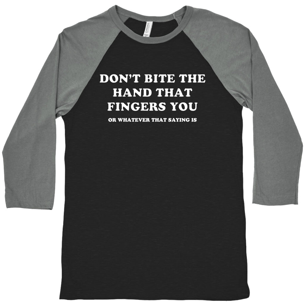 Dont Bite Baseball - Adult & Kids T-Shirts, Sweatshirts & Hoodies apparel design preview 1