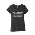 Dont Bite Womens Triblend - Adult & Kids T-Shirts, Sweatshirts & Hoodies apparel design preview 1