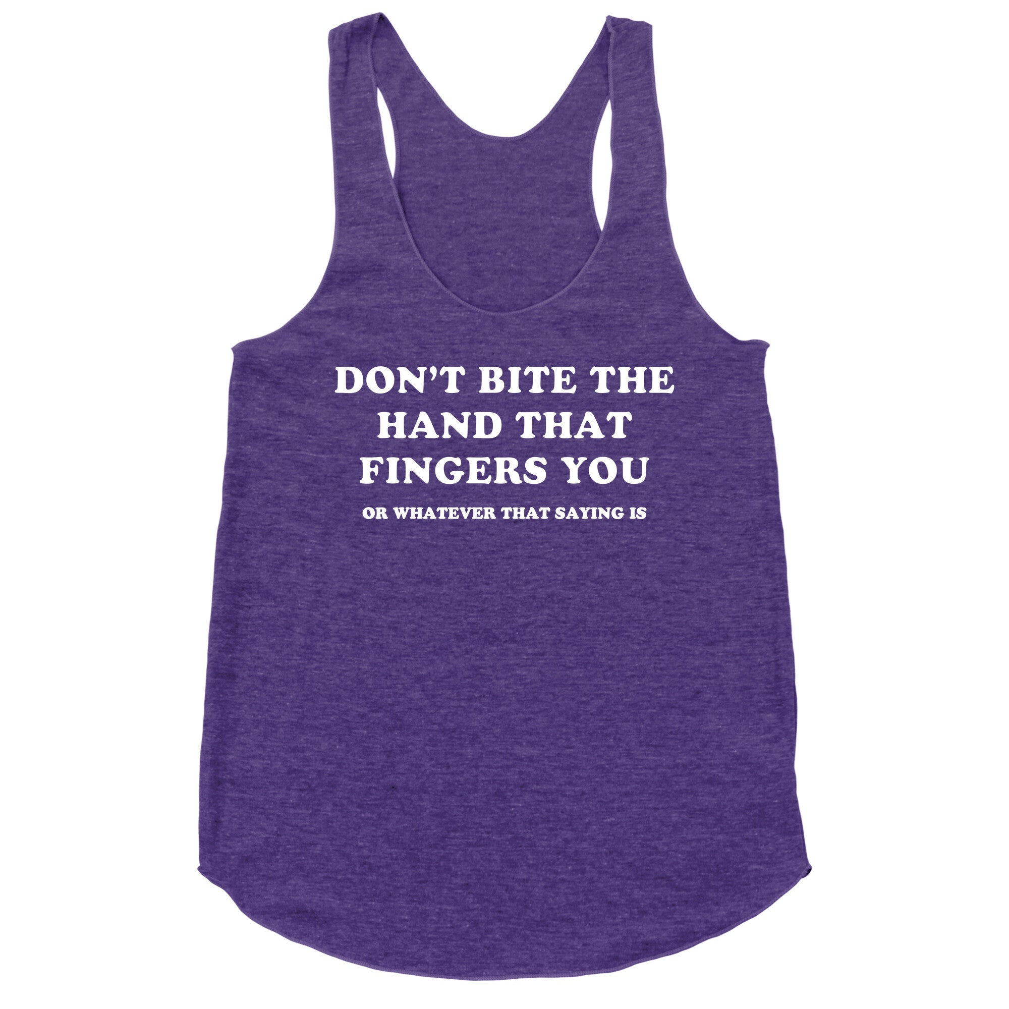 Dont Bite Racerback Tank - Adult & Kids T-Shirts, Sweatshirts & Hoodies apparel design preview 1