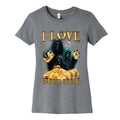 I Love Garlic Bread Womens Cotton - Adult & Kids T-Shirts, Sweatshirts & Hoodies apparel design preview 1