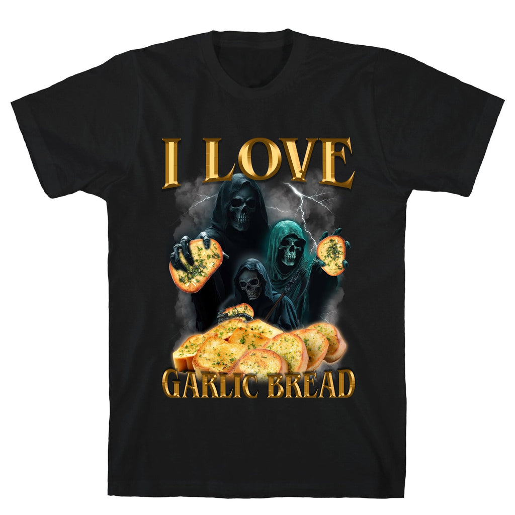 I Love Garlic Bread - Adult & Kids T-Shirts, Sweatshirts & Hoodies apparel design preview 1