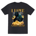 I Love Garlic Bread Unisex Triblend - Adult & Kids T-Shirts, Sweatshirts & Hoodies apparel design preview 1