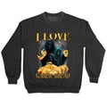 I Love Garlic Bread Crewneck - Adult & Kids T-Shirts, Sweatshirts & Hoodies apparel design preview 1