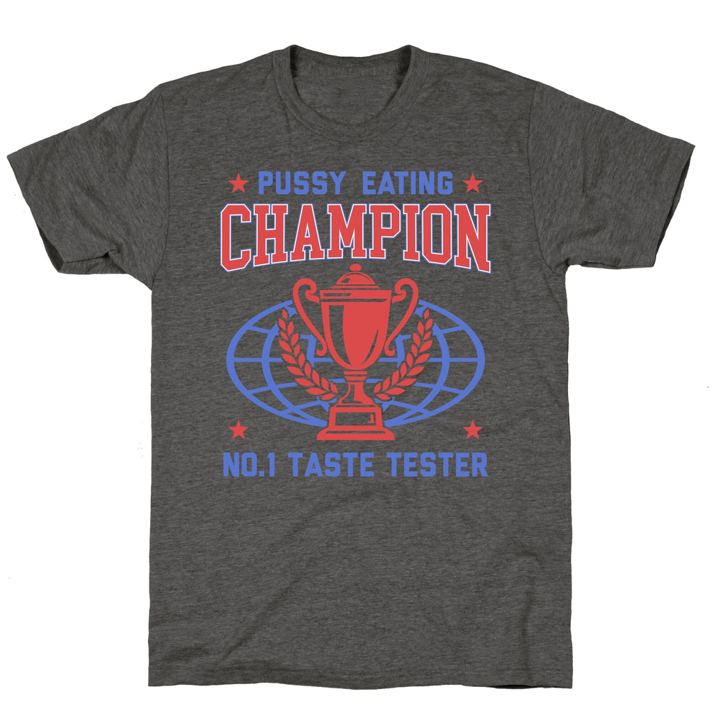 Eating \#1 Champion Unisex Triblend - Adult & Kids T-Shirts, Sweatshirts & Hoodies apparel design preview 1