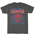 Eating \#1 Champion Unisex Triblend - Adult & Kids T-Shirts, Sweatshirts & Hoodies apparel design preview 1