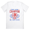 Eating \#1 Champion V-Neck - Adult & Kids T-Shirts, Sweatshirts & Hoodies apparel design preview 1