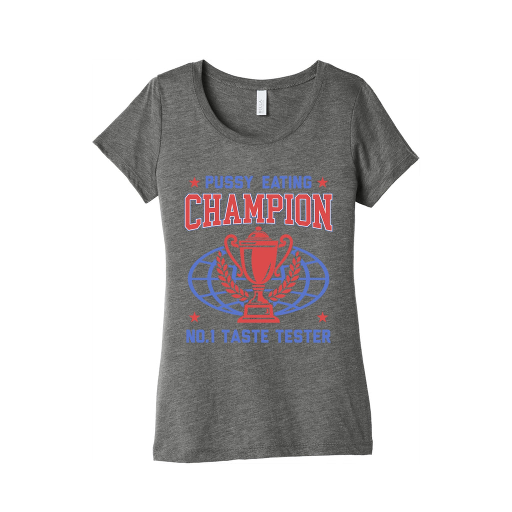 Eating \#1 Champion Womens Triblend - Adult & Kids T-Shirts, Sweatshirts & Hoodies apparel design preview 1