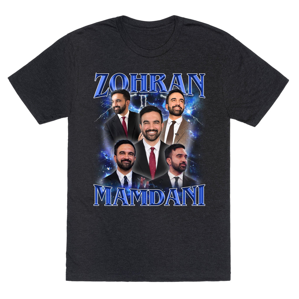 Zohran Mamdani Unisex Triblend - Adult & Kids T-Shirts, Sweatshirts & Hoodies apparel design preview 1