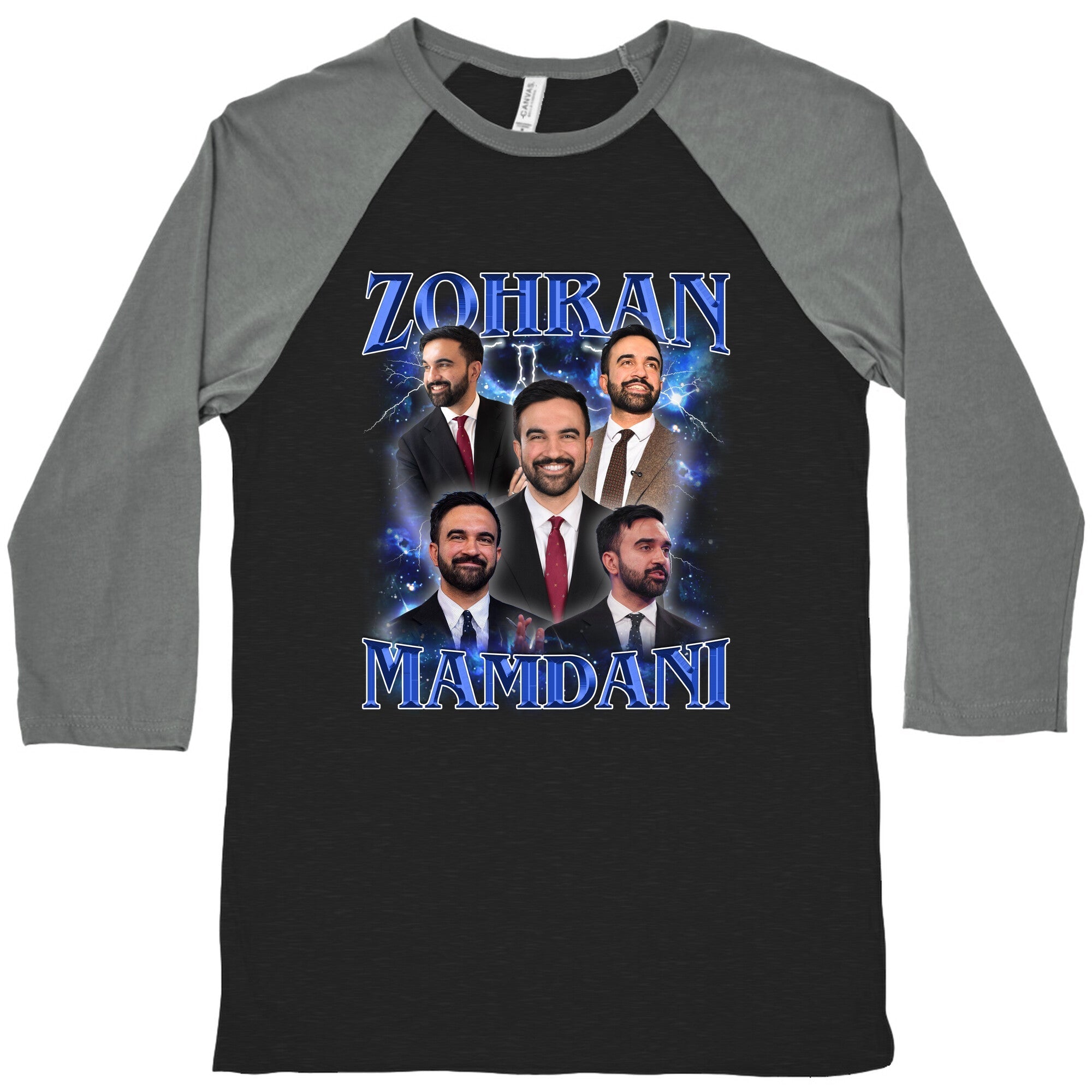 Zohran Mamdani Baseball - Adult & Kids T-Shirts, Sweatshirts & Hoodies apparel design preview 1
