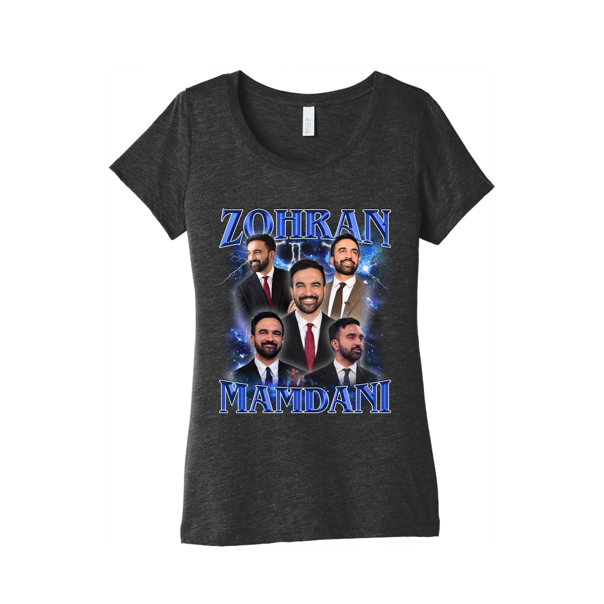 Zohran Mamdani Womens Triblend - Adult & Kids T-Shirts, Sweatshirts & Hoodies apparel design preview 1