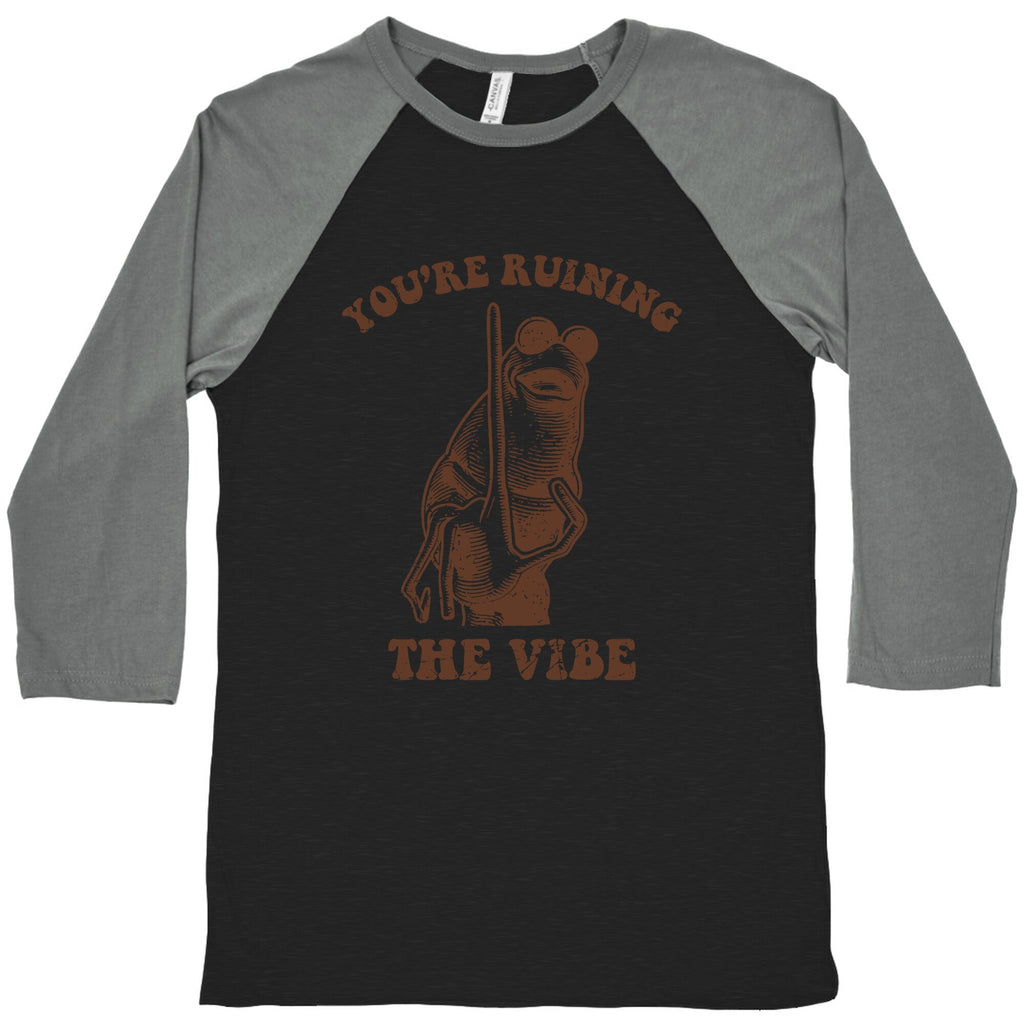You Are Ruining the Vibe Baseball - Adult & Kids T-Shirts, Sweatshirts & Hoodies apparel design preview 1