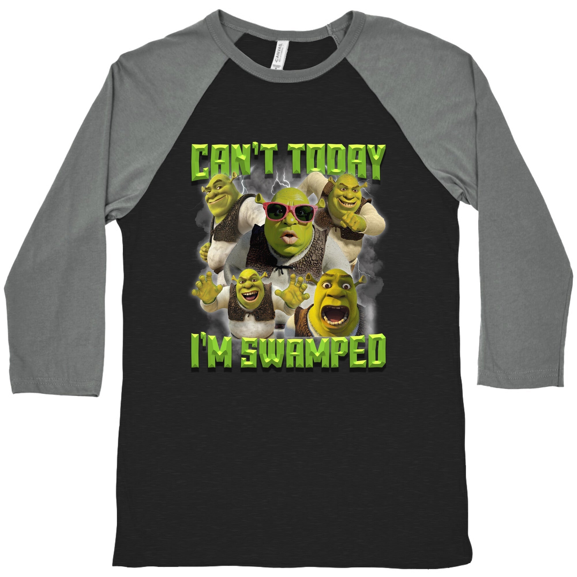 Cant Today, Im Swamped Baseball - Adult & Kids T-Shirts, Sweatshirts & Hoodies apparel design preview 1