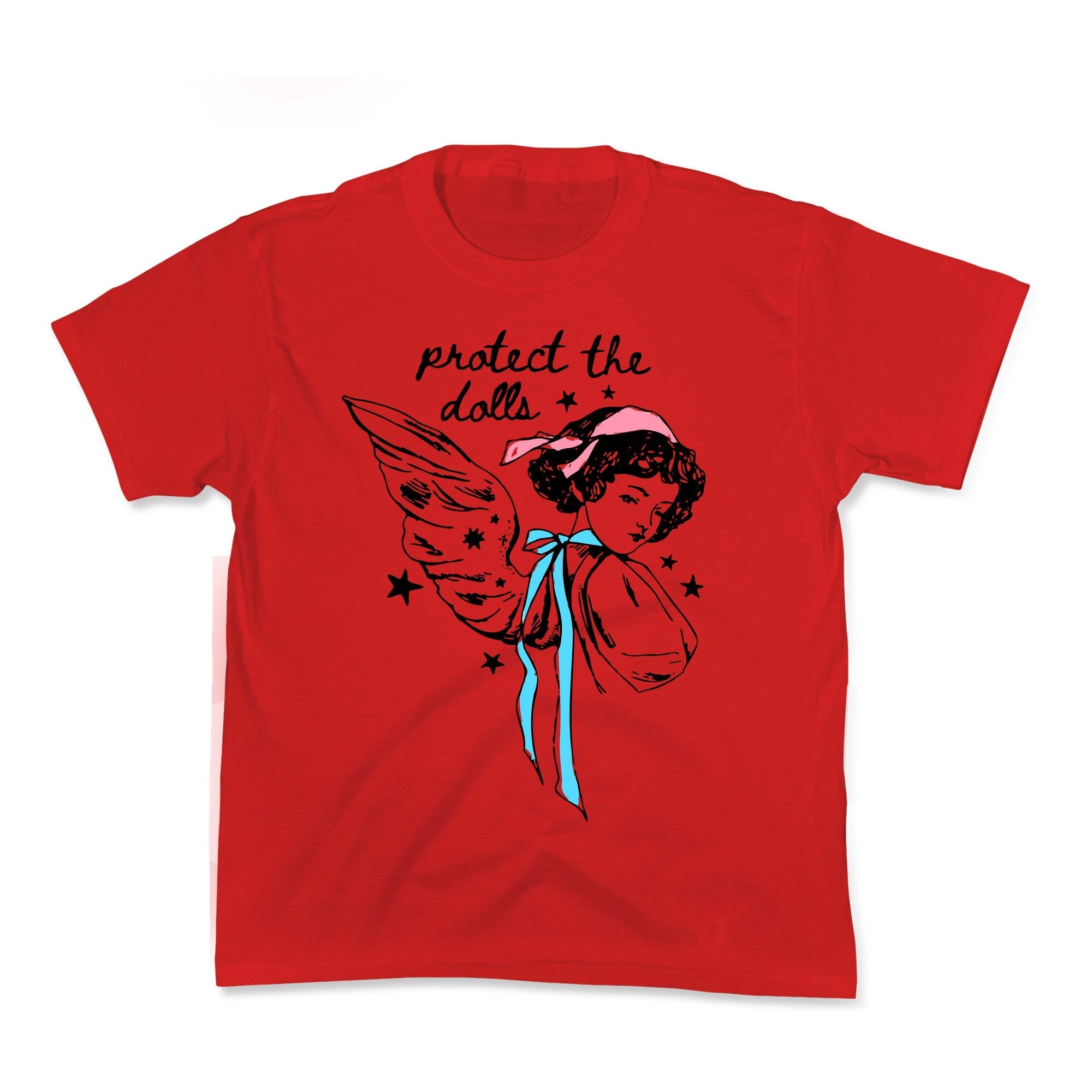 Protect the Dolls Fairy - Adult & Kids T-Shirts, Sweatshirts & Hoodies apparel design preview 1