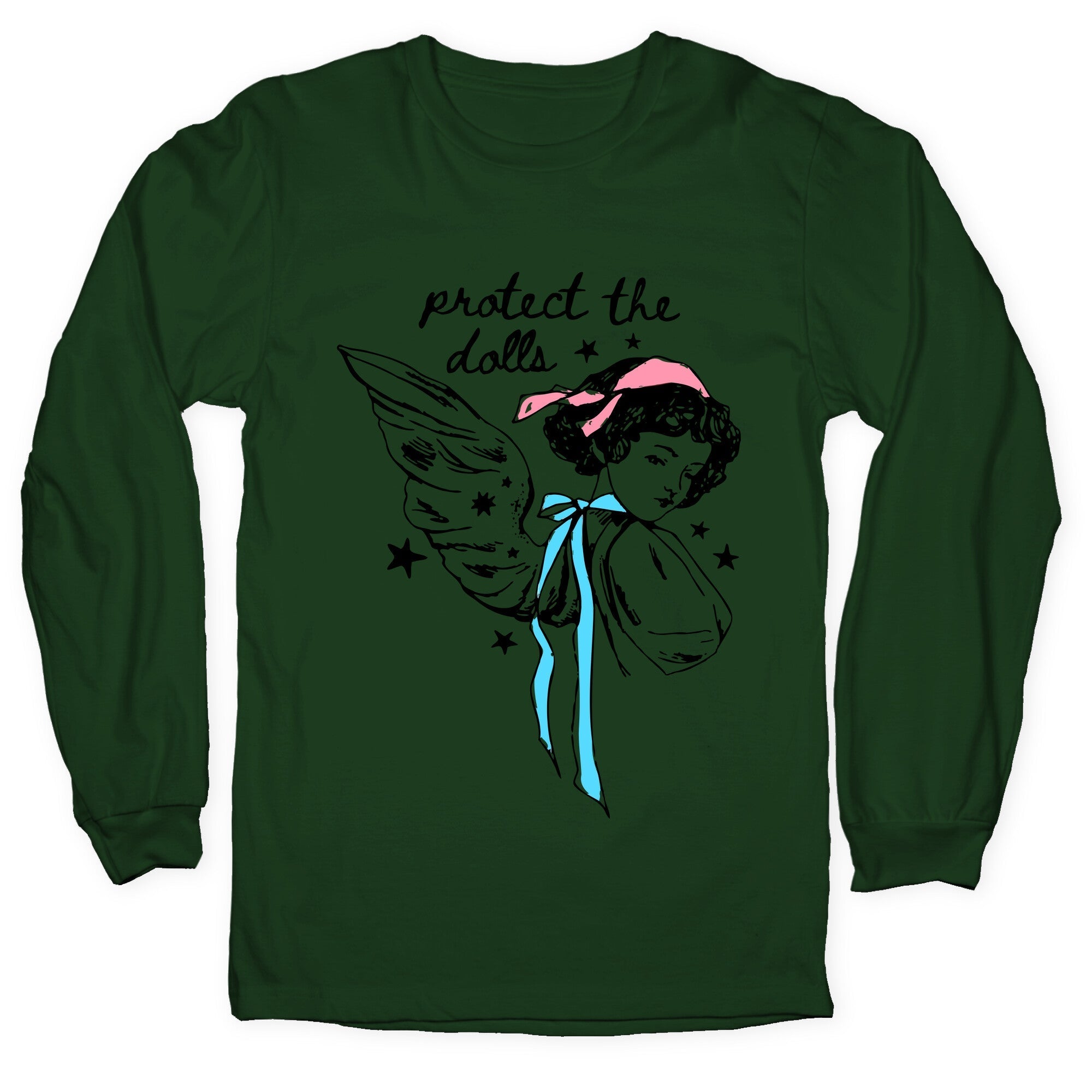 Protect the Dolls Fairy - Adult & Kids T-Shirts, Sweatshirts & Hoodies apparel design preview 1