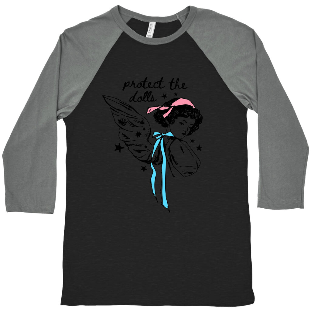 Protect the Dolls Fairy Baseball - Adult & Kids T-Shirts, Sweatshirts & Hoodies apparel design preview 1