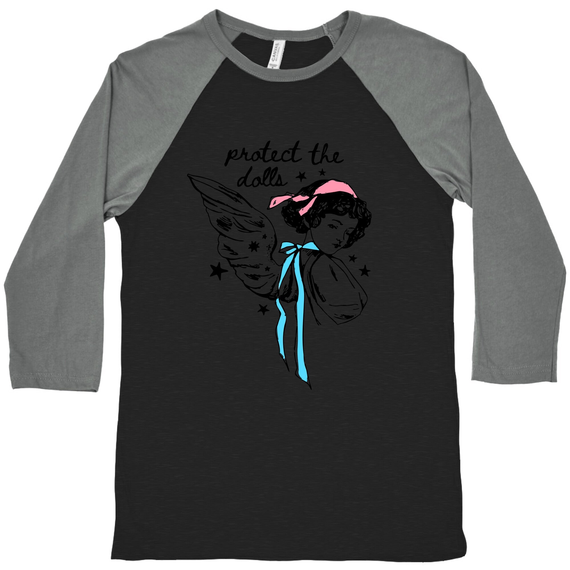 Protect the Dolls Fairy Baseball - Adult & Kids T-Shirts, Sweatshirts & Hoodies apparel design preview 1