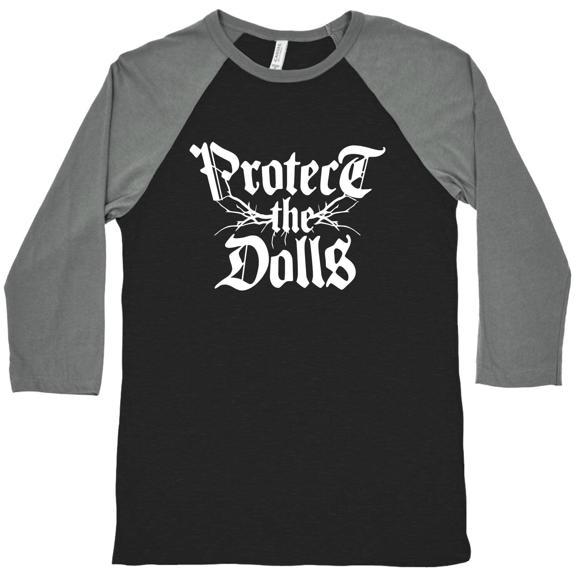 Protect the Dolls Graphic Baseball - Adult & Kids T-Shirts, Sweatshirts & Hoodies apparel design preview 1
